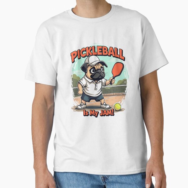 Item preview, Pickleball Pug, Funny Pickeball  designed and sold by MMAmerch17.