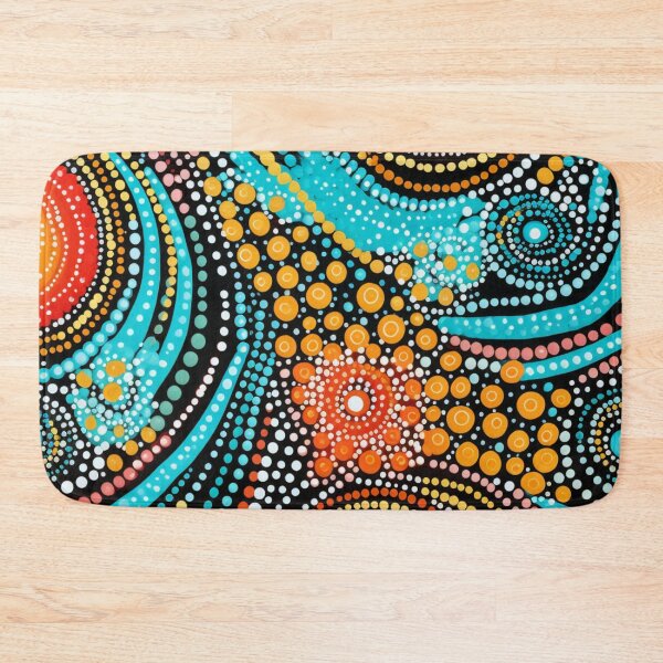 Item preview, Aboriginal Inspired Dot Art - Hot And Cold Extravaganza designed and sold by GrinGalore.