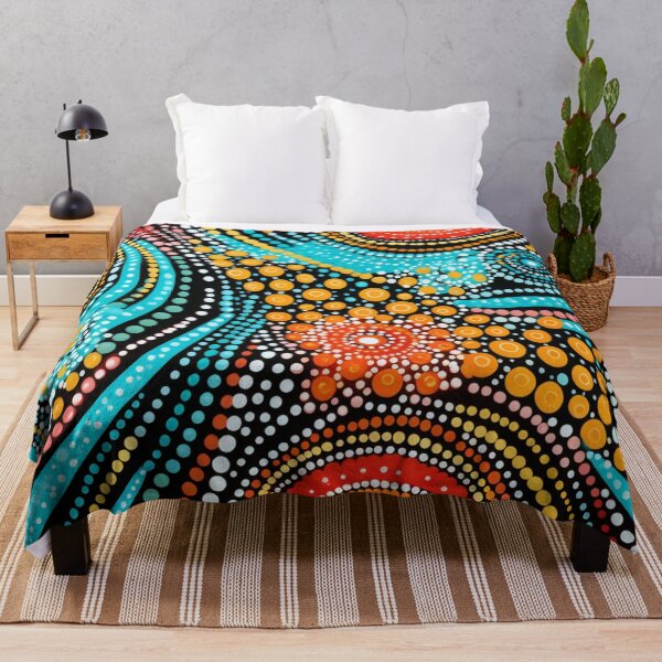Item preview, Aboriginal Inspired Dot Art - Hot And Cold Extravaganza designed and sold by GrinGalore.
