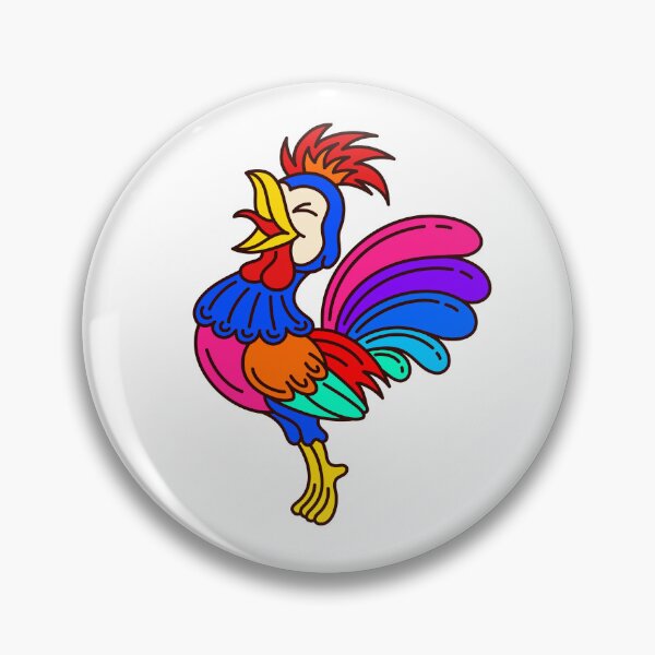 Item preview, Colorful Cartoon Rooster Crowing designed and sold by FORCLO.