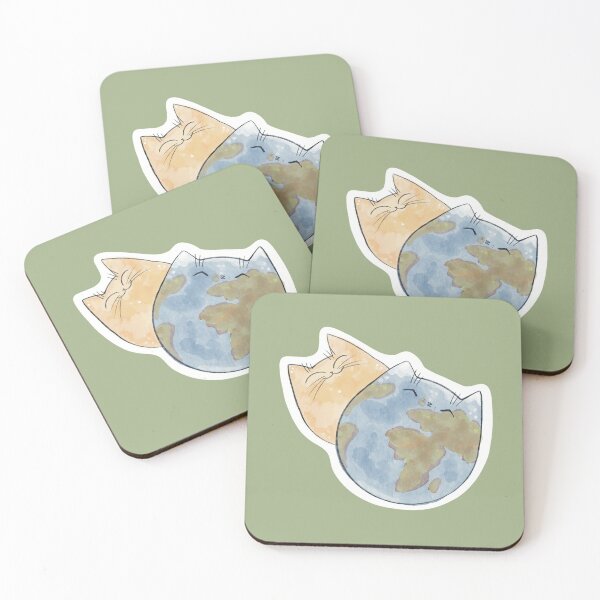 Item preview, Earth And Sun Are Cute Kitties designed and sold by Julia Sol.