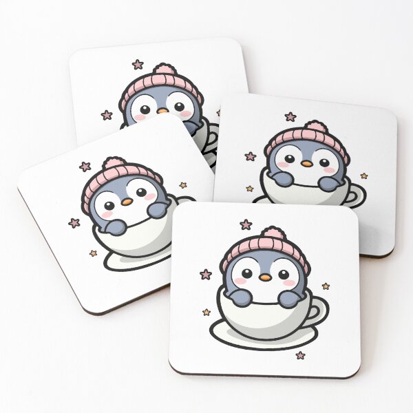 Item preview, Pesto Penguin in a Teacup – T-Shirt & Sticker Design designed and sold by CreativeTomb.