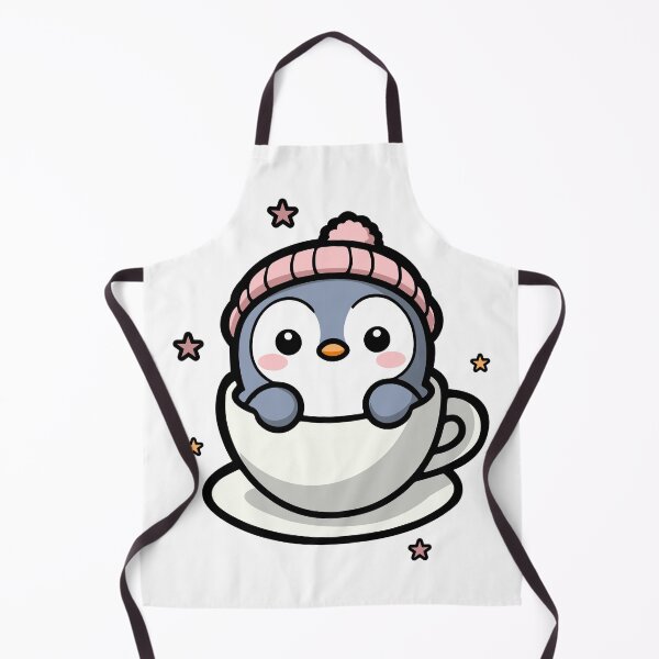 Item preview, Pesto Penguin in a Teacup – T-Shirt & Sticker Design designed and sold by CreativeTomb.