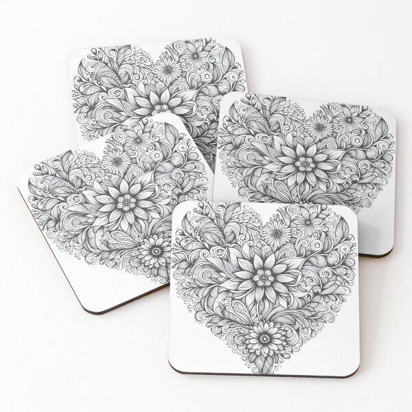 Item preview, Floral Heart designed and sold by TeslaSt0re.