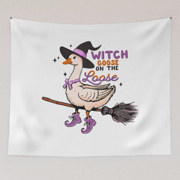 Item preview, Silly Goose Witch Halloween designed and sold by Arfurneauxt.