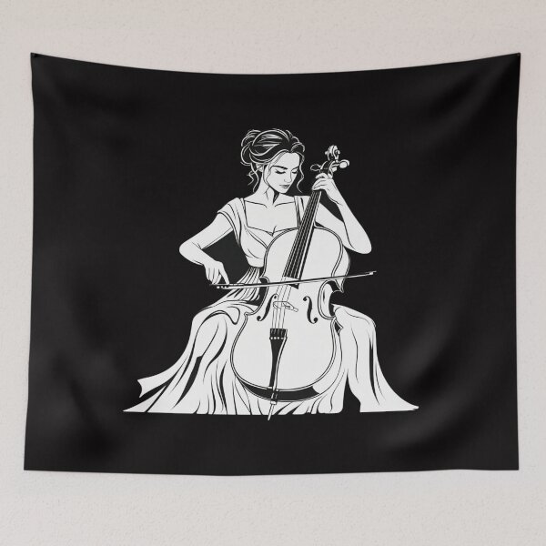 Item preview, Woman Playing Cello designed and sold by Aise06.