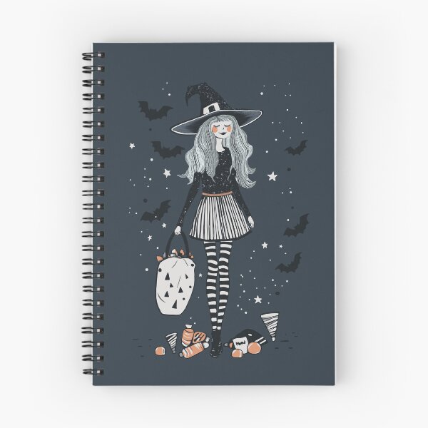 Aperçu de l'œuvre Fille d'Halloween marchant créée et vendue par HappyCanva.