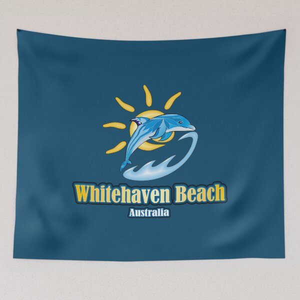 Item preview, Whitehaven Beach Australia dolphin designed and sold by studioss76.