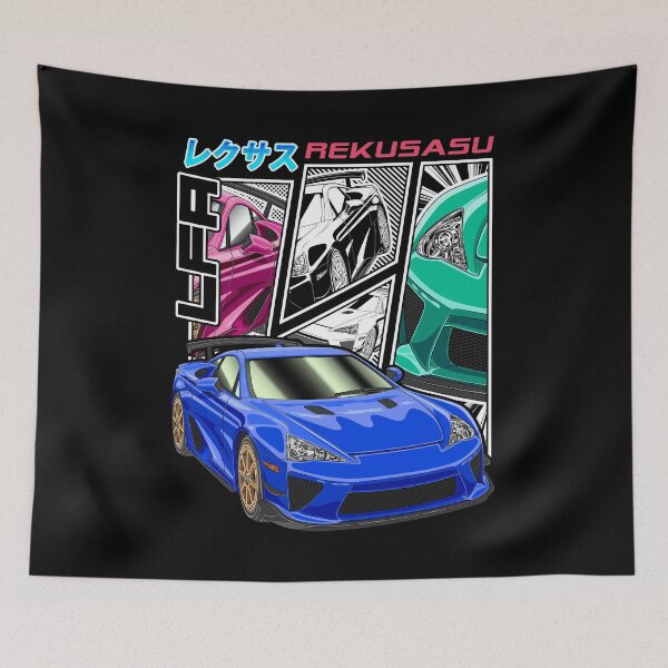 Item preview, Supercar Blue LFA V10 Supercar Comic Style designed and sold by JDM Guyvit.
