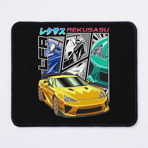 Item preview, Supercar Yellow LFA V10 Supercar Comic Style designed and sold by JDM Guyvit.
