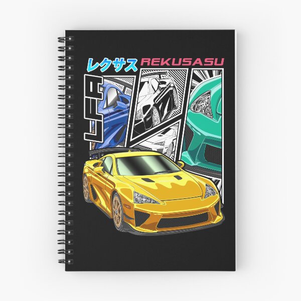 Item preview, Supercar Yellow LFA V10 Supercar Comic Style designed and sold by JDM Guyvit.
