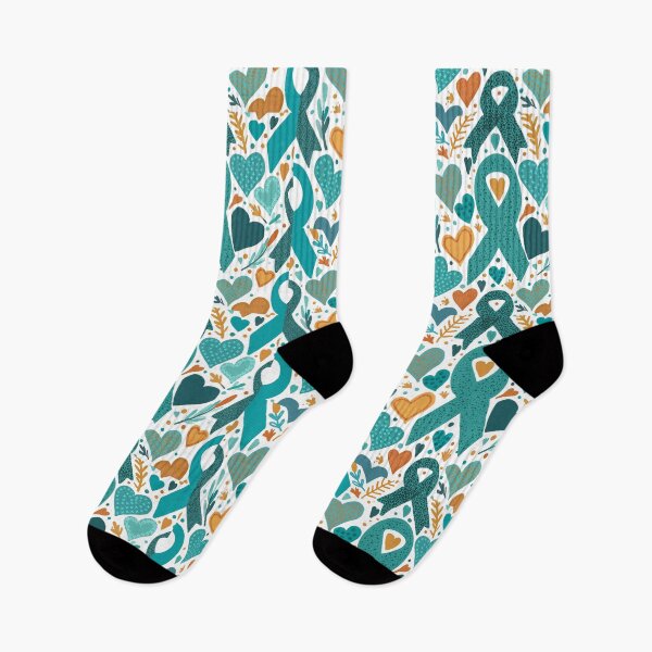 Item preview, Ovarian Cancer Awareness (white background) designed and sold by TraceyMackieArt.