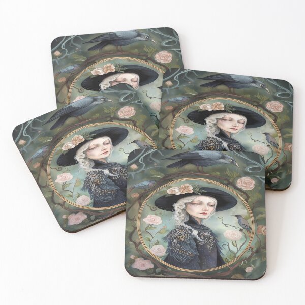 Item preview, Whimsical Goth Decor - Fantasy Halloween Art designed and sold by Frame & Fold.