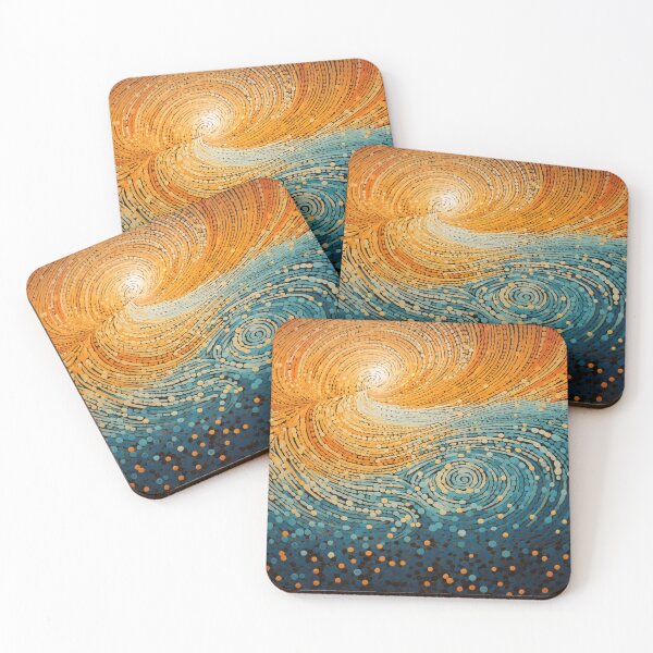 Item preview, Aboriginal Inspired Dot Art - Hot And Cold Collision designed and sold by GrinGalore.