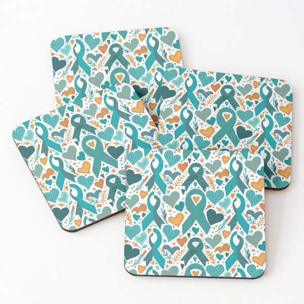 Item preview, Ovarian Cancer Awareness (white background) designed and sold by TraceyMackieArt.