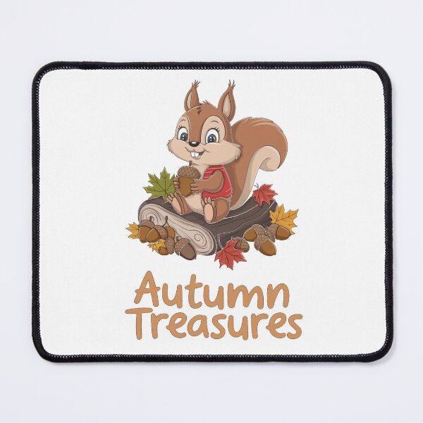 Item preview, Cute autumn design: Squirrel's Harvest Hoard designed and sold by Davideus.