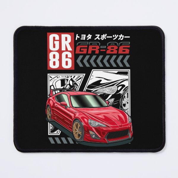 Item preview, JDM Red Toyota GR86 Comic Style designed and sold by JDM Guyvit.