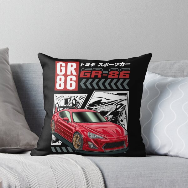 Item preview, JDM Red Toyota GR86 Comic Style designed and sold by JDM Guyvit.