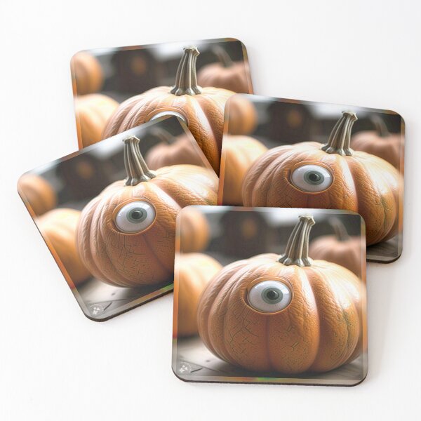 Item preview, one eyed pumpkin 2024 tileartwork designed and sold by tileartwork.