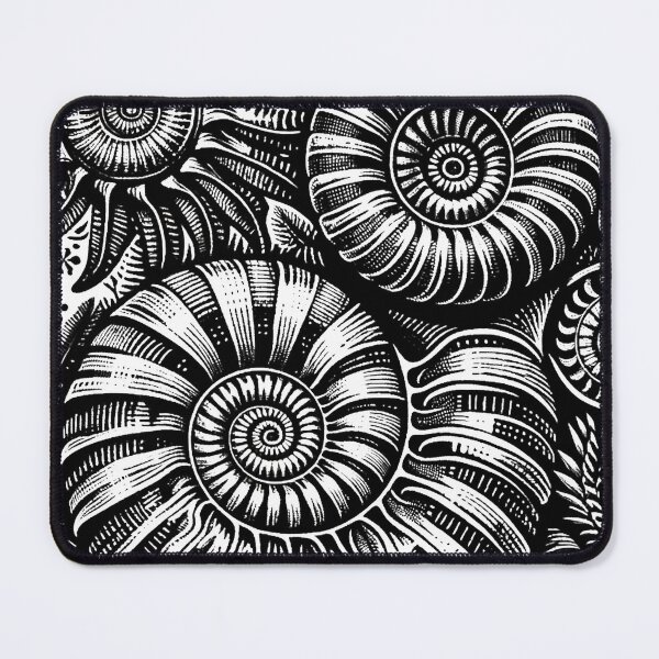 Item preview, Ammonite Fossils and Flowers Jurassic Geologists Fossil designed and sold by nicksuefonze.