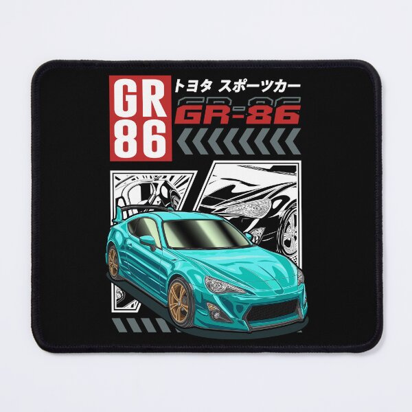 Item preview, JDM Teal Toyota GR86 Comic Style designed and sold by JDM Guyvit.