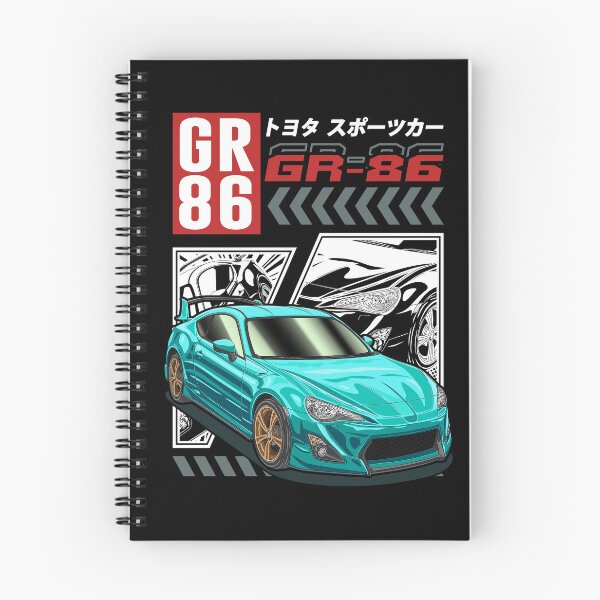 Item preview, JDM Teal Toyota GR86 Comic Style designed and sold by JDM Guyvit.