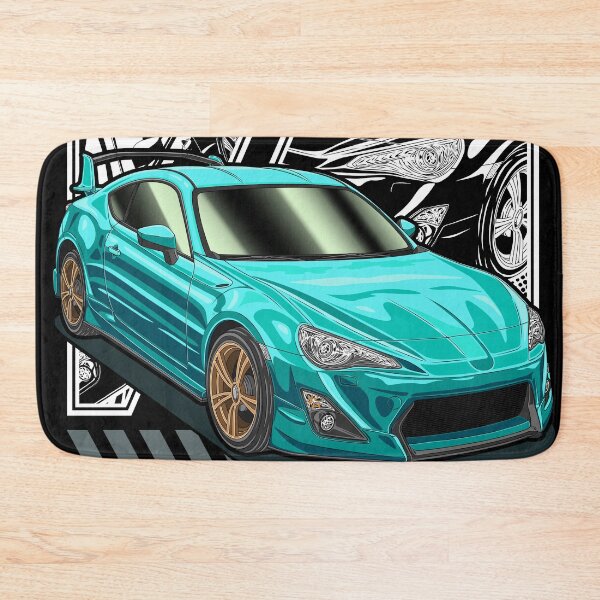 Item preview, JDM Teal Toyota GR86 Comic Style designed and sold by JDM Guyvit.