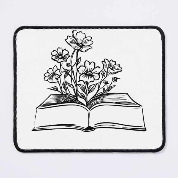 Item preview, Flowers Blooming from an Open Book designed and sold by GeoSketchWear.