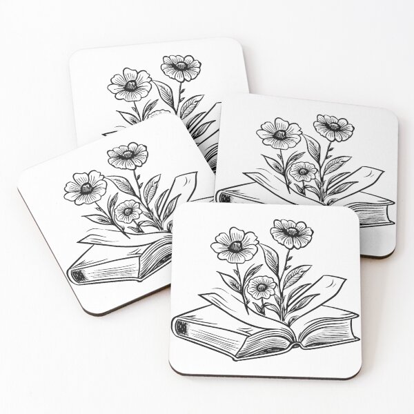 Item preview, Flowers Blooming from an Open Book designed and sold by GeoSketchWear.