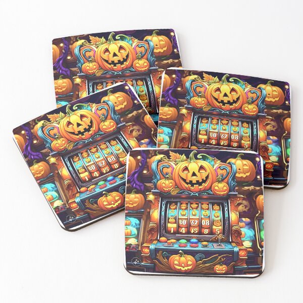 Item preview, pumpkin slot machine 2024 tileartwork designed and sold by tileartwork.