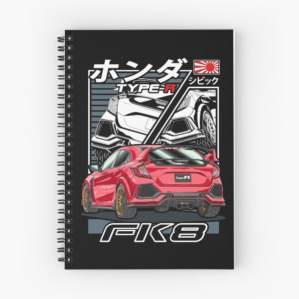 Item preview, Red Civic Type R FK8 Comic Style designed and sold by JDM Guyvit.