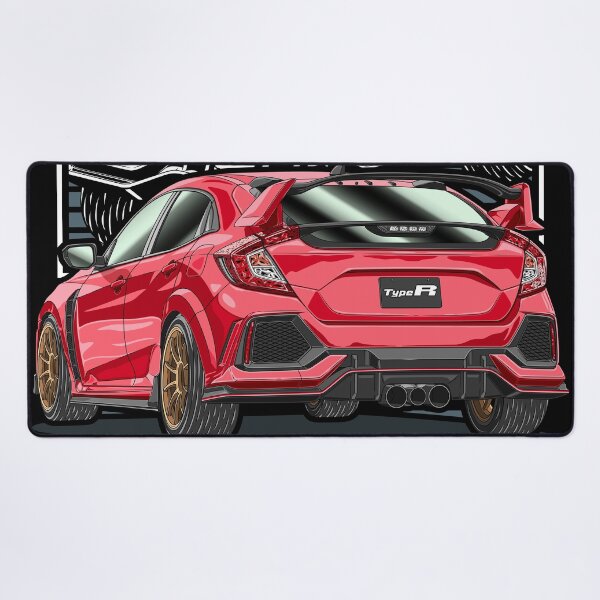 Item preview, Red Civic Type R FK8 Comic Style designed and sold by JDM Guyvit.