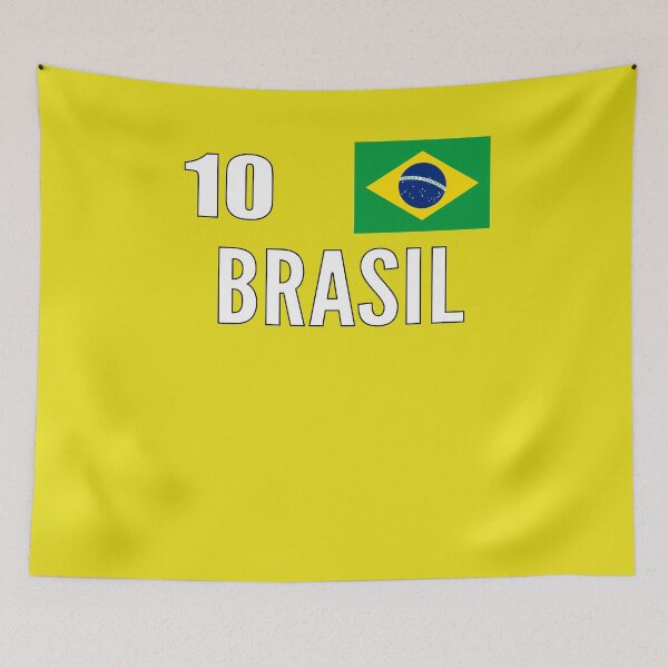 Item preview, Brazil World Soccer Cup Jersey Number 10 World Football Cup 2018 designed and sold by harajukumoments.
