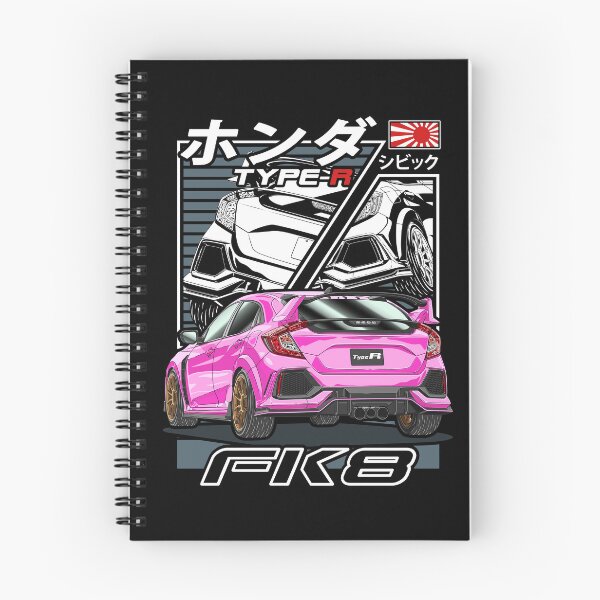 Item preview, Pink Civic Type R FK8 Comic Style designed and sold by JDM Guyvit.