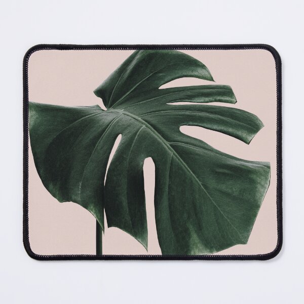 Item preview, Monstera Leaf on a pink background designed and sold by Chantelle Flores.