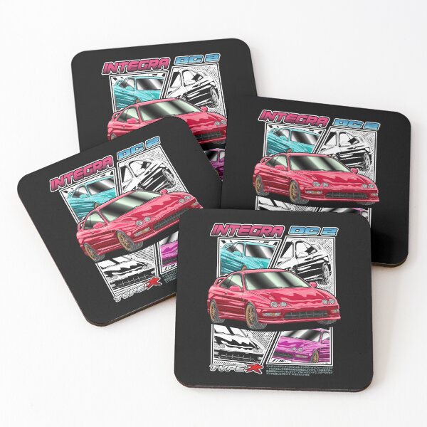 Item preview, Red Honda Integra Type R DC2 Comic Style designed and sold by JDM Guyvit.
