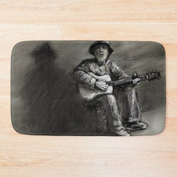 Item preview, Streetlife Serenader Busking with Guitar designed and sold by TheArtCave.