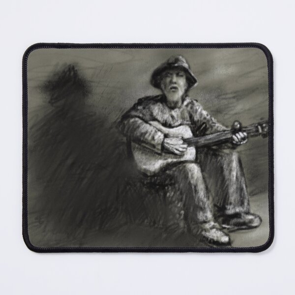 Item preview, Streetlife Serenader Busking with Guitar designed and sold by TheArtCave.