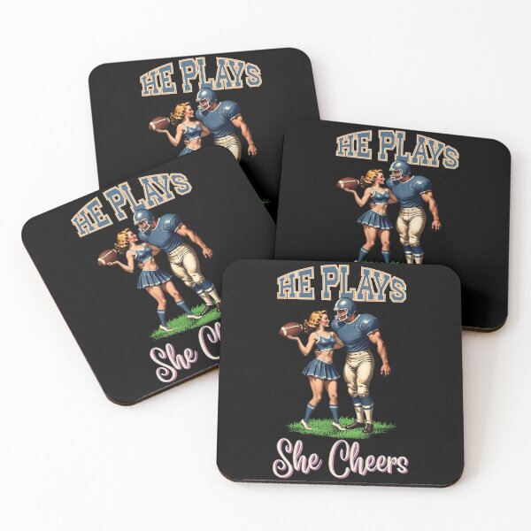 Item preview, He Plays She Cheers designed and sold by MALIKABO.