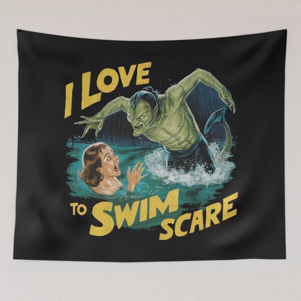 Item preview, I Love To Swim Scare designed and sold by FanaticB.