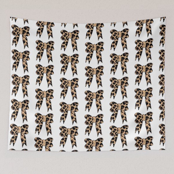 Item preview, Elegant Bow Brown Leopard Print  designed and sold by MrsCreative1.