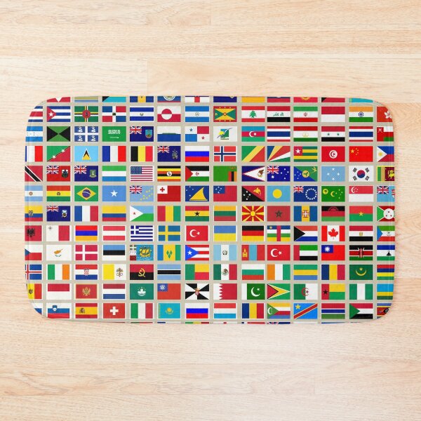 Item preview, Flags of the World All Countries Nations  - Beige designed and sold by Divine Ease.