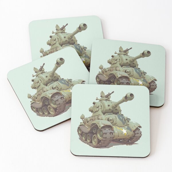Item preview, Adorable Sherman Tank: Minimalist and Fun Illustration designed and sold by Windy-market.