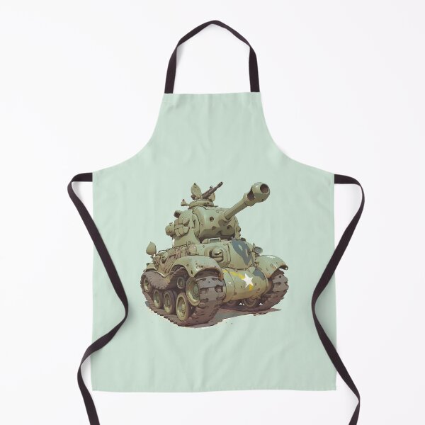 Item preview, Adorable Sherman Tank: Minimalist and Fun Illustration designed and sold by Windy-market.