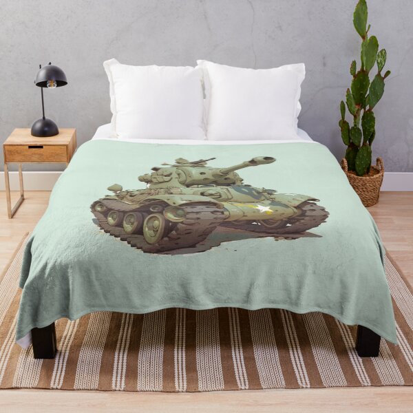 Item preview, Adorable Sherman Tank: Minimalist and Fun Illustration designed and sold by Windy-market.
