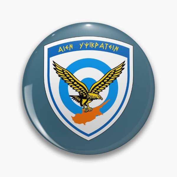 Item preview, Cyprus Air Command - Διοίκηση Αεροπορίας Κύπρου - Kıbrıs Hava Komutanlığı designed and sold by wordwidesymbols.