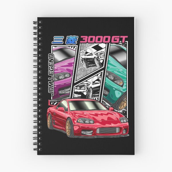 Item preview, Red Mitsubishi 3000GT Comic Style designed and sold by JDM Guyvit.