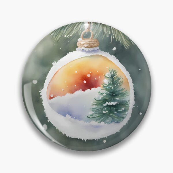 Item preview, Christmas Bauble with Miniature Christmas Tree designed and sold by CalmnessbyChoice.