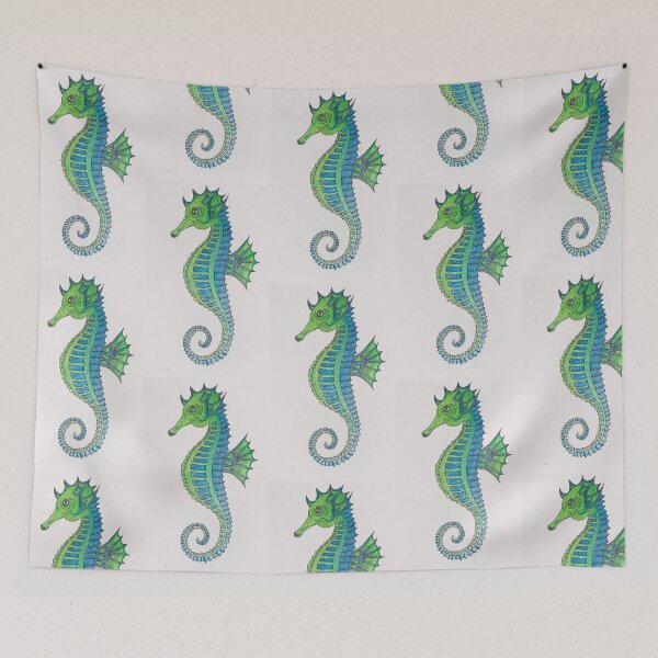 Item preview, Beautiful Seahorse, in metallic pencil designed and sold by Resonators.
