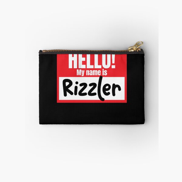 Item preview, Hello My Name Is Rizzler Funny Nametag Rizzler Gear designed and sold by DynamicDesign.